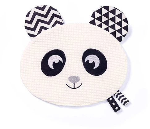 Baby Ono B.O.1533 Pliušinis žaislas su šiugždančia medžiaga HAPPY PANDA BLINK & SHINE