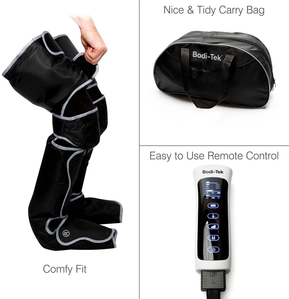 Bodi-Tek Comfort360 oro kompresinis visos kojos masažuoklis