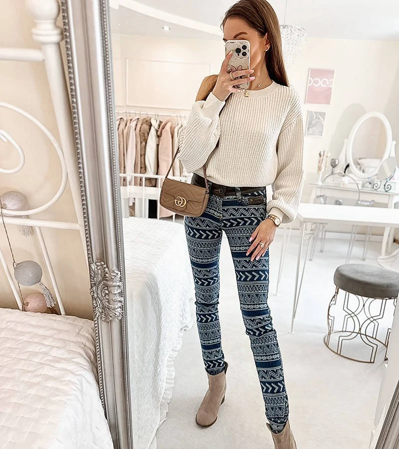 Boho stiliaus kelnės