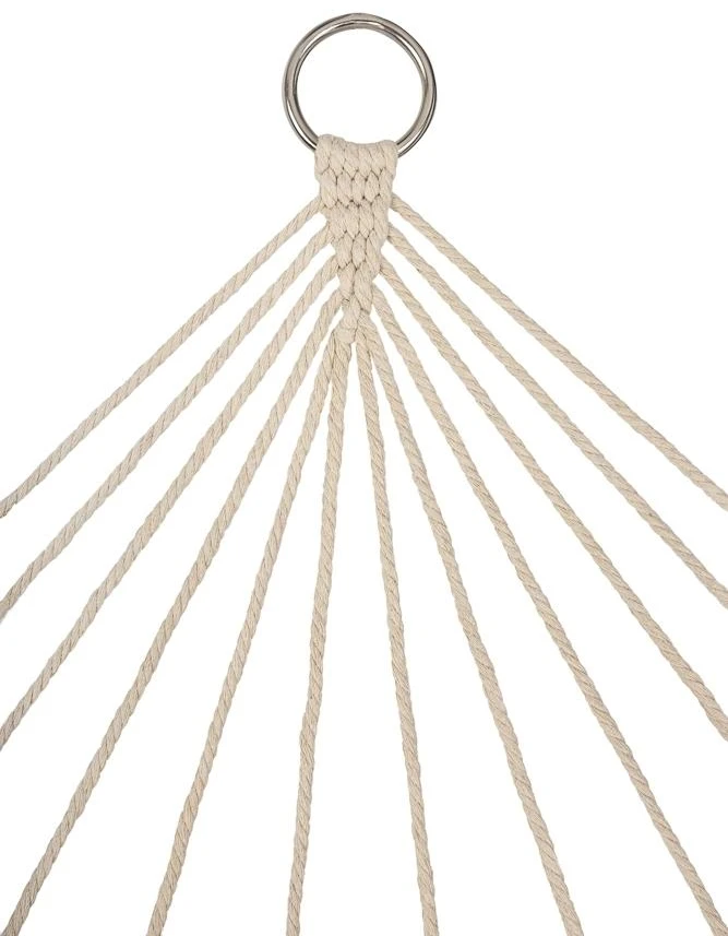 Roger Sodo hamakas boho tinklelis su kutais 200 cm ecru spalvos