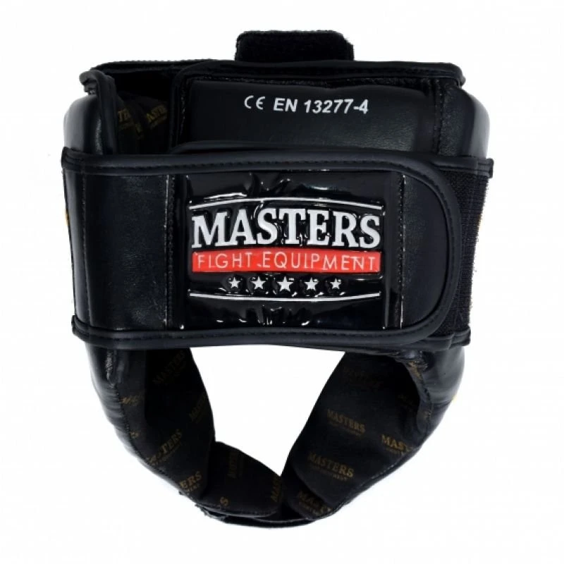 Boksininko šalmas Masters Kt-Professional M, juodas ir auksinis