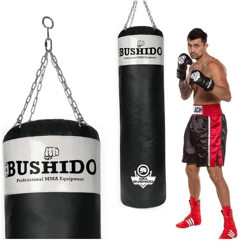 BUSHIDO Bokso maišas - 140 Balta - 140 cm / 40 kg