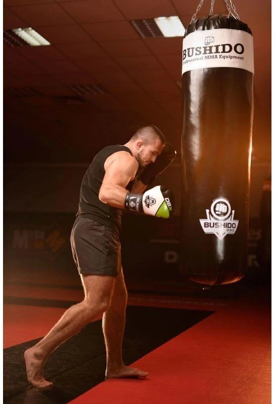 BUSHIDO Bokso maišas - 140 Balta - 140 cm / 40 kg
