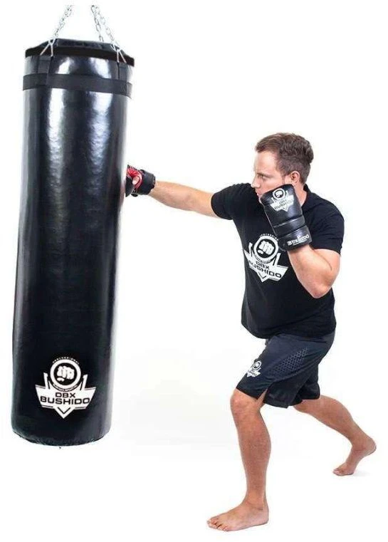 BUSHIDO Bokso maišas - 140 Juodas - 140 cm / 40 kg