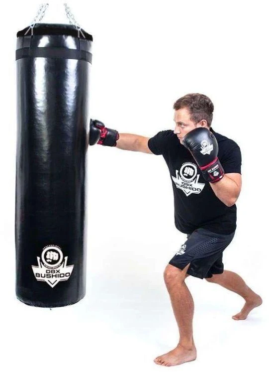 BUSHIDO Bokso maišas - 140 Juodas - 140 cm / 40 kg