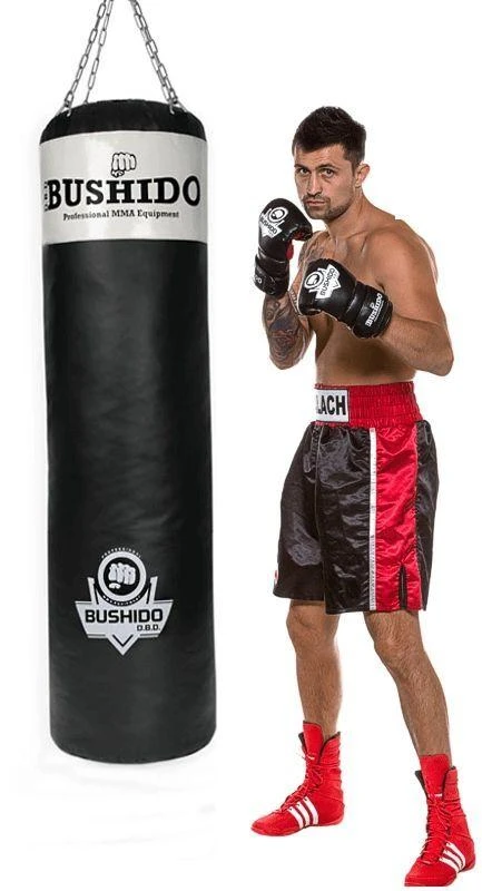 BUSHIDO Bokso maišas - 160 Baltas - 160 cm / 50 kg