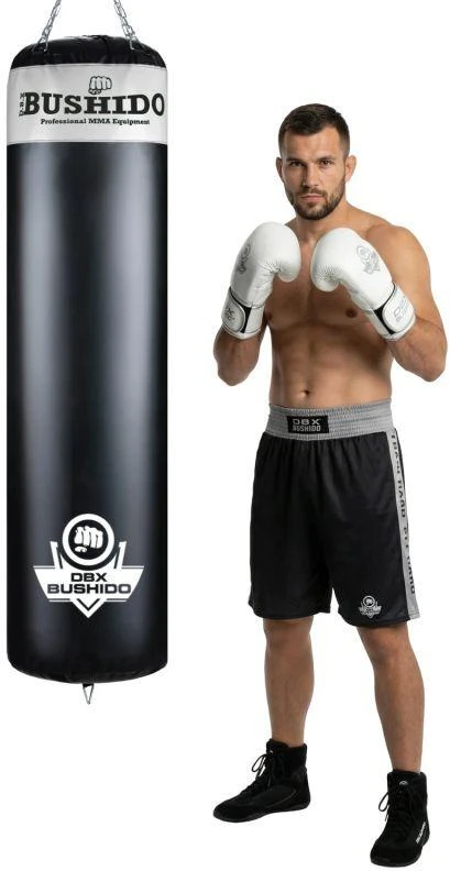 BUSHIDO Bokso maišas - 160 Baltas - 160 cm / 50 kg