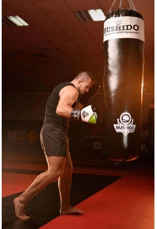 BUSHIDO Bokso maišas - 160 Baltas - 160 cm / 50 kg