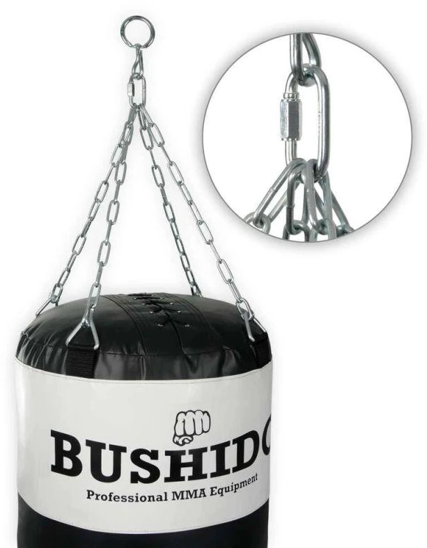 BUSHIDO Bokso maišas - 160 Baltas - 160 cm / 50 kg