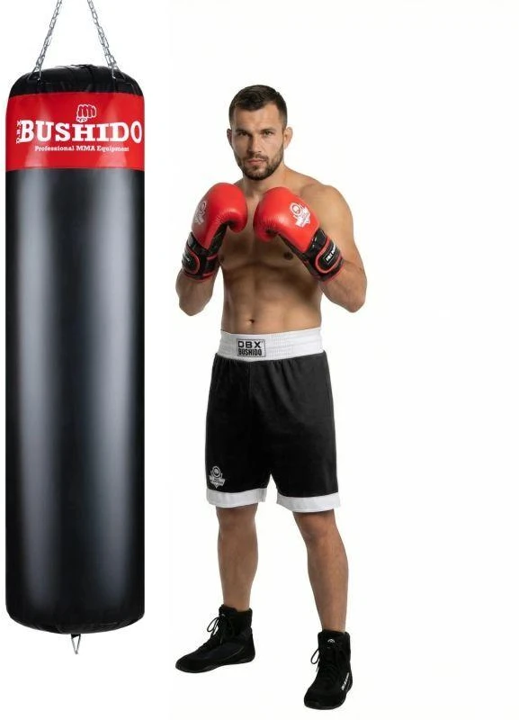 BUSHIDO Bokso maišas - 180 Raudonas - 180 cm / 60 kg