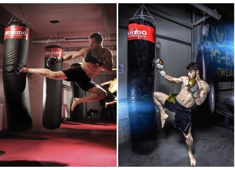 BUSHIDO Bokso maišas - 180 Raudonas - 180 cm / 60 kg