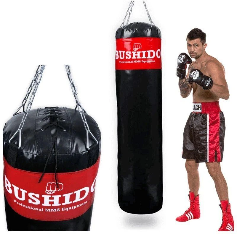 BUSHIDO Bokso maišas - 180 Raudonas - 180 cm / 60 kg