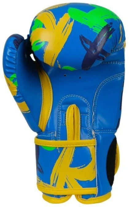 Bokso pirštinės 10 oz MĖLYNA MASTERS RPU-VIBEZ
