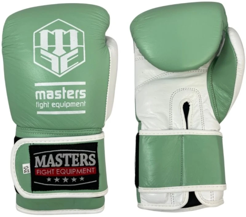 Bokso pirštinės MASTERS RBT-PASTEL, žalios