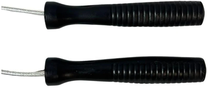 Bokso šokinėjimo virvė su svareliais 2 x 160g SBS-W 14256-W02
