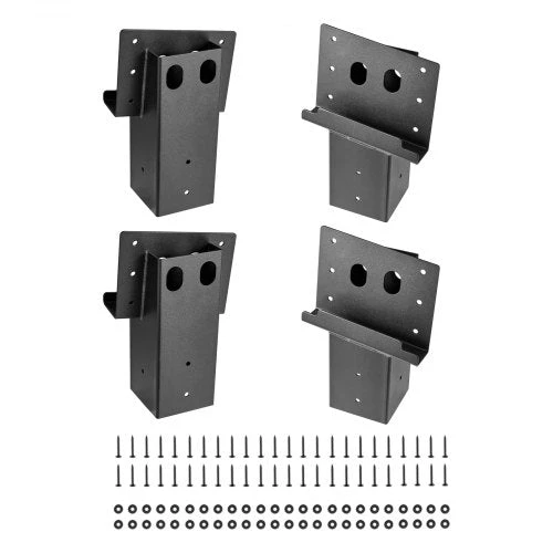 VEVOR Platformos kampinės laikikliai 88.9x88.9 mm, 4 vnt.