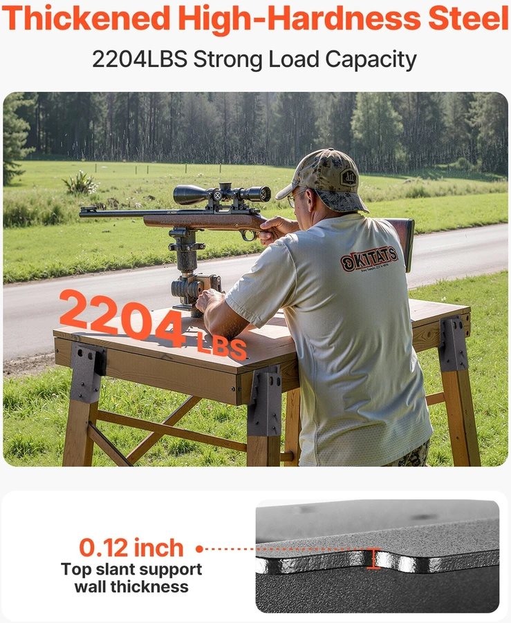 VEVOR Platformos kampinės laikikliai 88.9x88.9 mm, 4 vnt.
