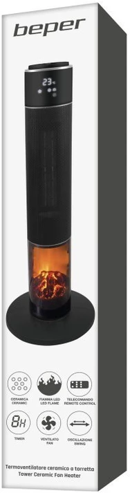 Bokštinis keraminis šildytuvas Beper P203TER001, 2000 W