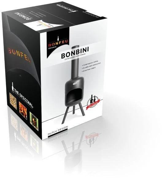 Ambiance Bonfeu Bonbini sodo židinys, juodas, 2901