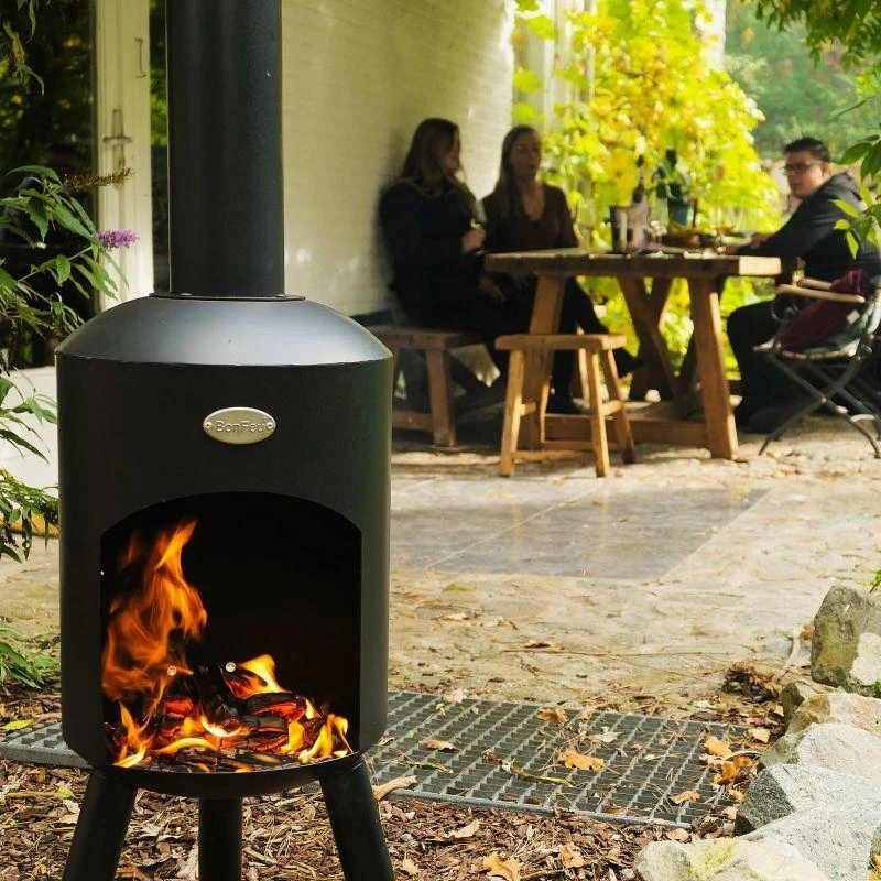 Ambiance Bonfeu Bonbini sodo židinys, juodas, 2901