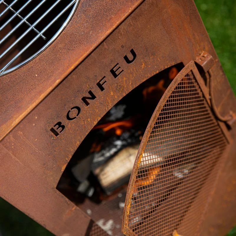 BonFeu BonCarré sodo židinys, juodas, 3503