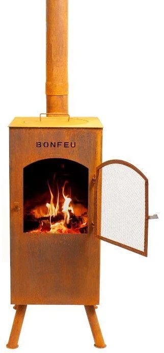 Rojaplast BonFeu BonCarré sodo židinys, rūdžių spalvos, 3503R