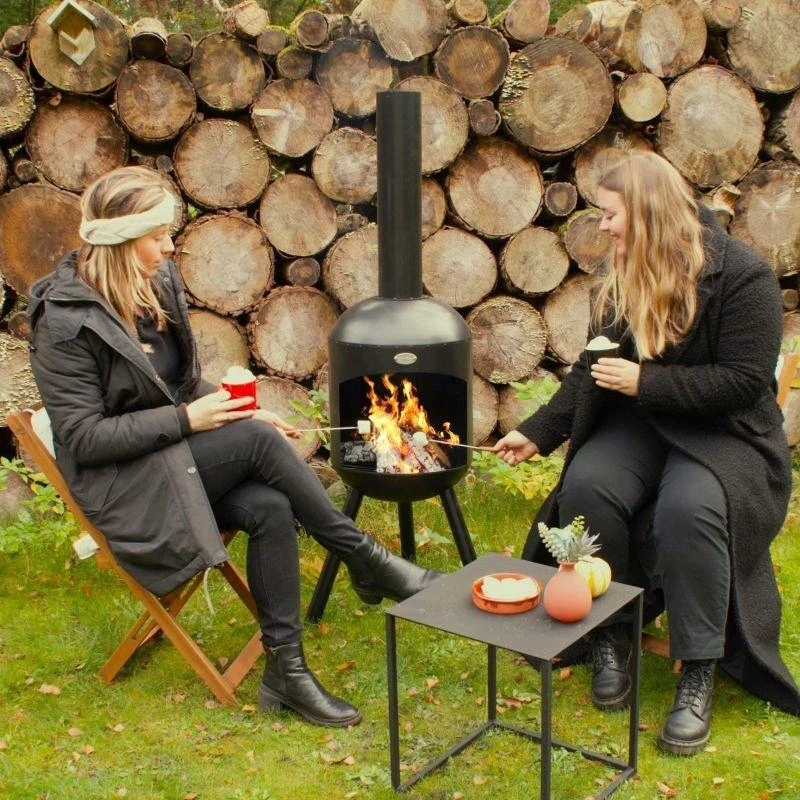 Ambiance Bonfeu Bonselo sodo židinys, juodas, 3901