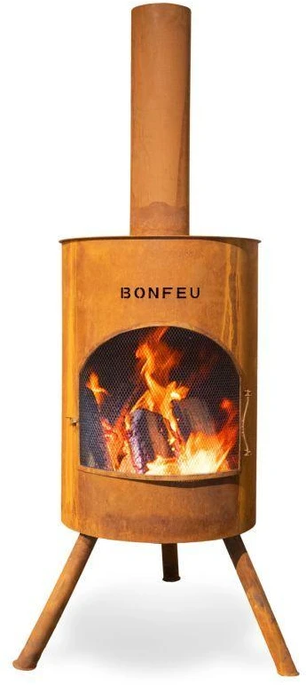 Bonfeu Bonton 40 4000R sodo židinys, rūdžių spalvos