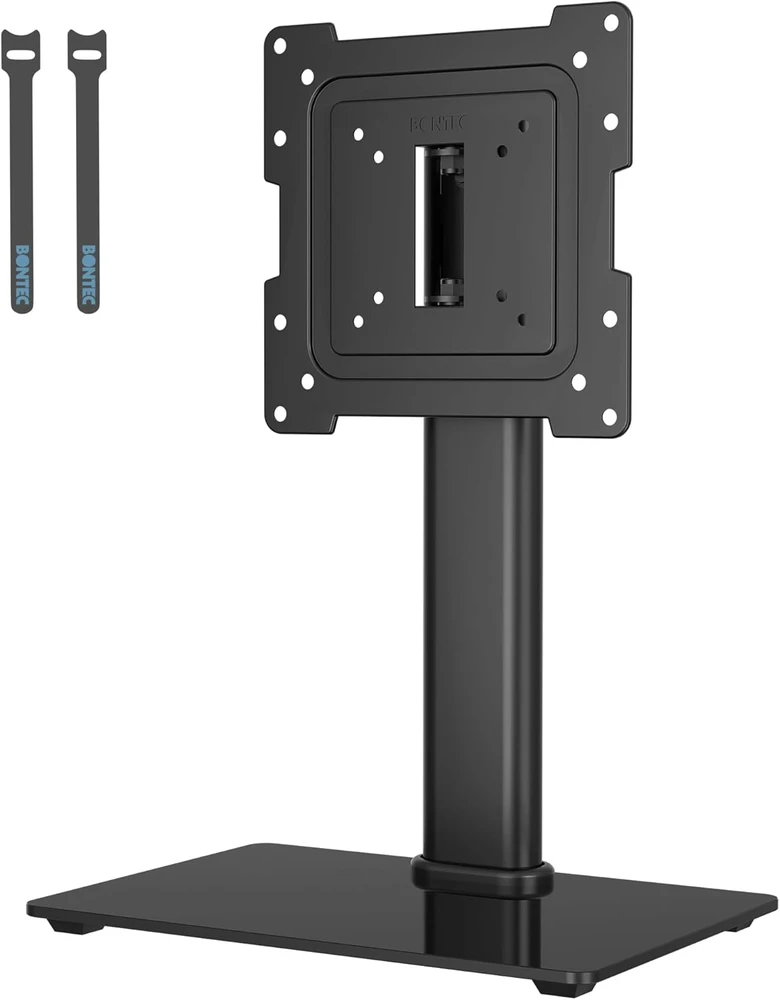 BONTEC pasukamas televizoriaus stovas 17–43 col., VESA 75 × 75–200 × 200 mm, ST07