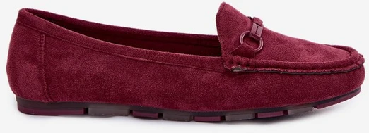 Bordo moteriški mokasinai su plokščiu padu 36–41