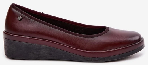 Bordo moteriški platforminiai batai Vinceza