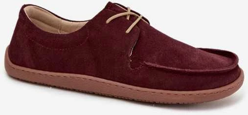 Bordo moteriški pusbačiai iš zomšos Step in Style