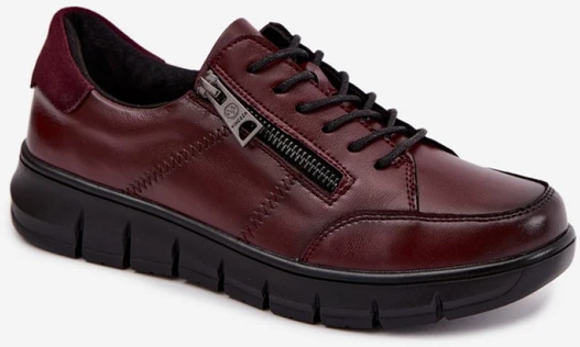 Bordo spalvos aulinukai su raišteliais Step in style