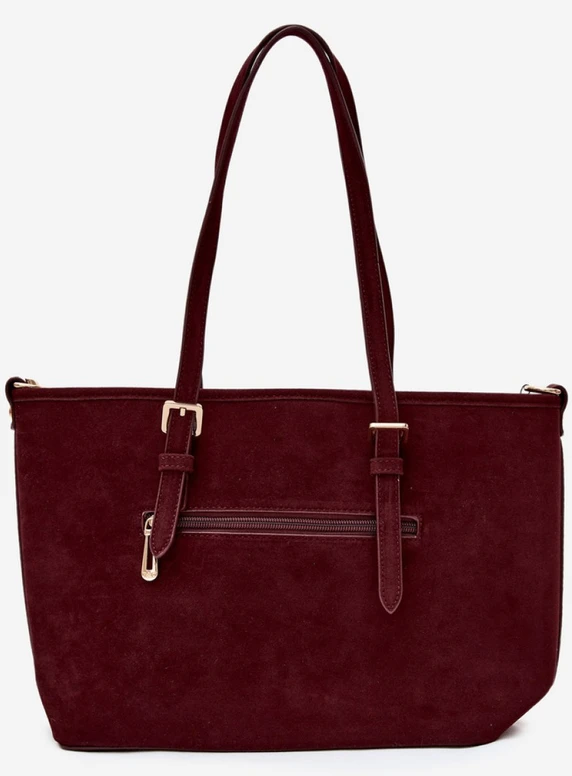 Bordo spalvos rankinė per petį Flora & Co Paris