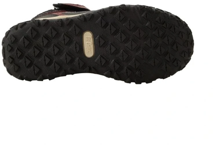 Bordo spalvos šilti vaikiški batai Lee Cooper