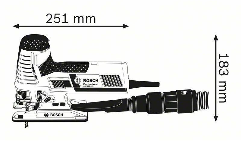 Bosch Siaurapjūklis GST 160 CE