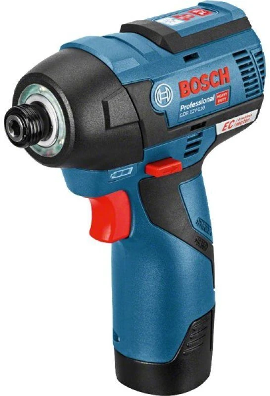 Bosch Akumuliatorinis smūginis suktuvas GDR 12V-110, 2x3.0Ah