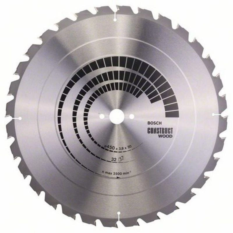 „Bosch PRO Construct“ medienos pjovimo diskas 450x30x3,8/2,8x32T