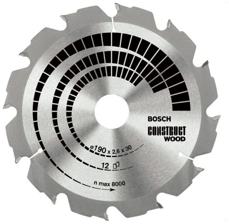 „Bosch PRO Construct“ medienos pjovimo diskas 450x30x3,8/2,8x32T