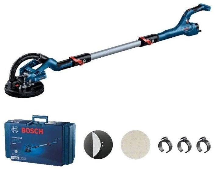 Bosch sienų ir lubų šlifuoklis GTR 550, 550W, su lagaminu