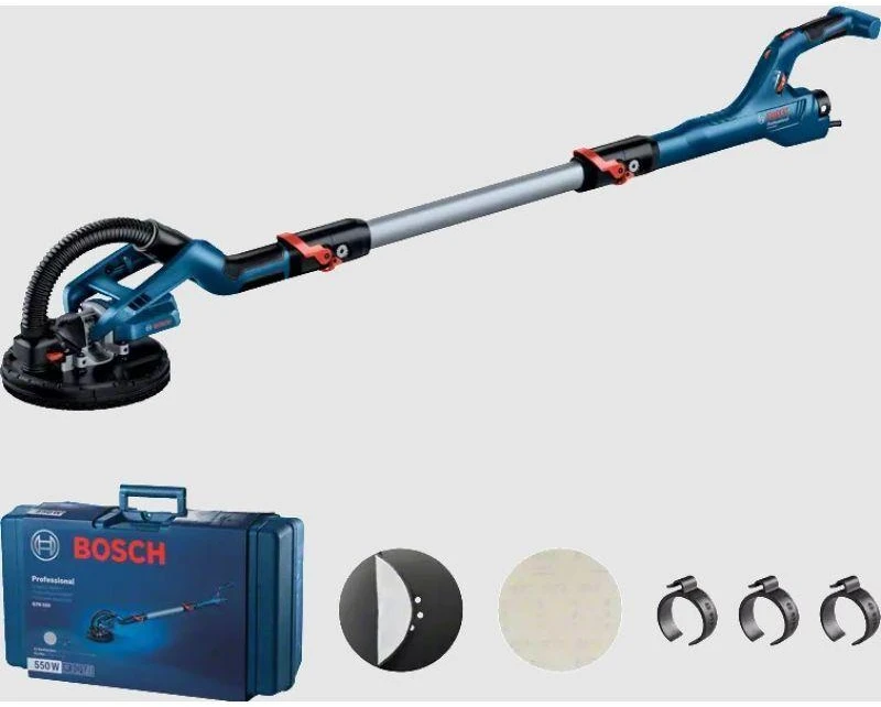 Bosch sienų ir lubų šlifuoklis GTR 550, 550W, su lagaminu