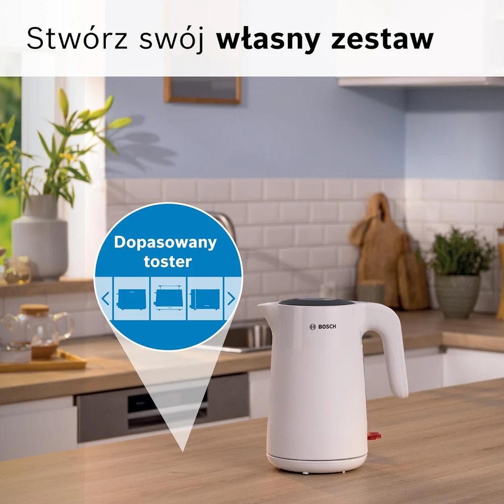 Virdulys Bosch MyMoment TWK2M161, spalva: balta