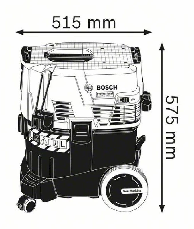 Dulkių siurblys Bosch GAS 35 L SFC+ Professional