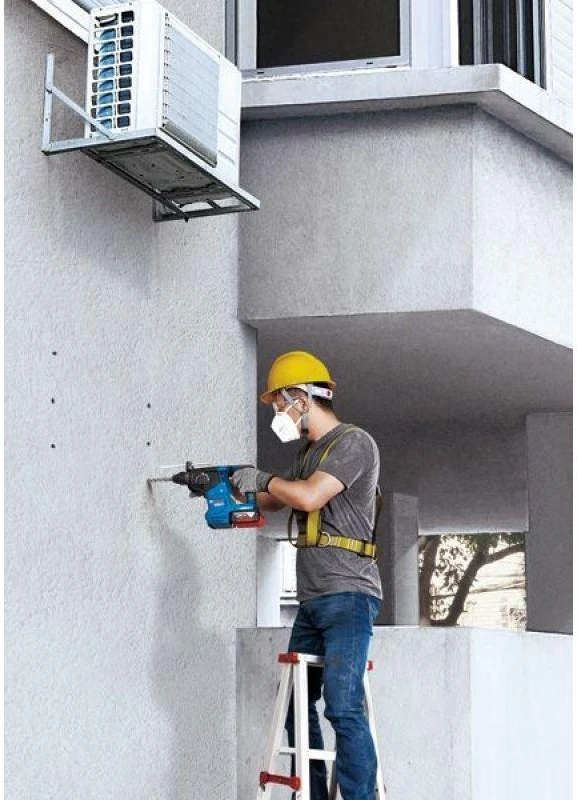 Bosch perforatorius GBH 187-LI; 18 V; 2,4 J; SDS-plus; 2x5,0 metų.