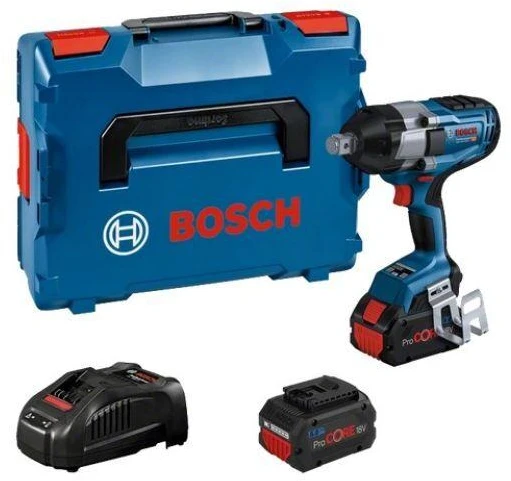 Smūginis veržliasūkis Bosch GDS 18V-1050 H BITURBO; 18 V; 2x5,0 Ah akum.