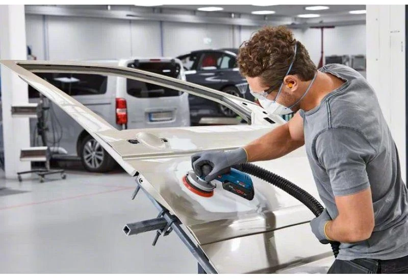 Bosch Ekscentrinis šlifuoklis GEX 18V-125, be akumuliatoriaus ir kroviklio