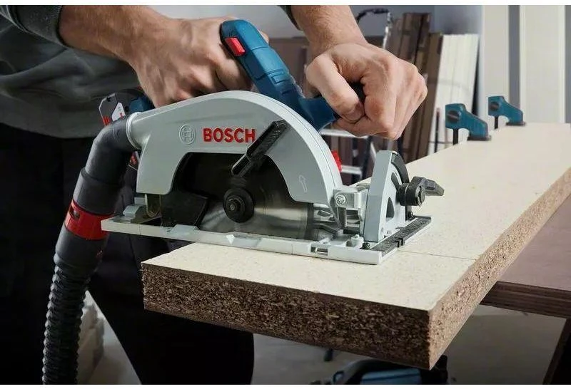 Akumuliatorinis diskinis pjūklas Bosch GKS 185-LI; 18 V; 1x5,0 Ah akum.