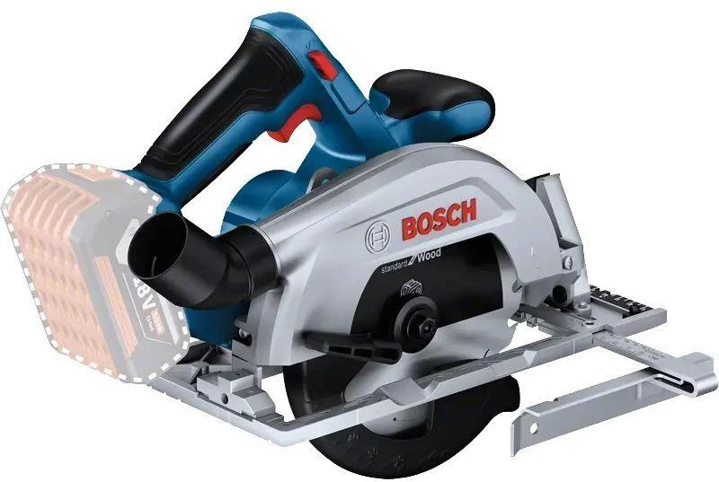 Akumuliatorinis diskinis pjūklas Bosch GKS 185-LI; 18 V; 1x5,0 Ah akum.