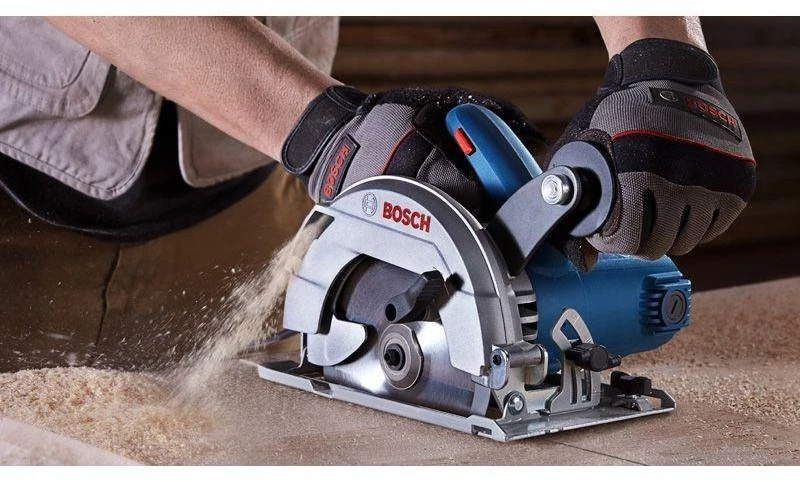 Bosch GKS 600 16,5 cm juoda, mėlyna 5200 aps./min. 1200 W