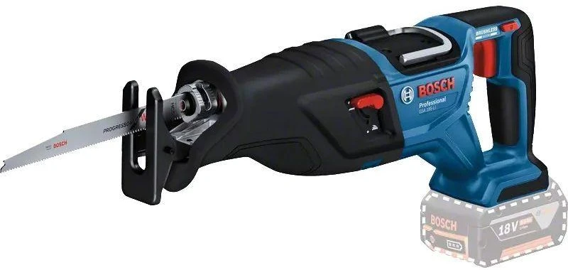 Akumuliatorinis tiesinis pjūklas Bosch GSA 185-LI Professional; 18 V (be akumuliatoriaus ir pakrovėjo)